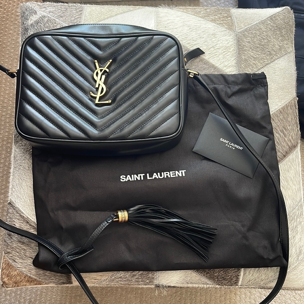 Ysl Black Camera Bag